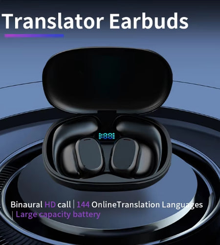 Language Translation Earbuds Online Support 144 Languages and Accents Translate Music and Calls 3In1 Wireless Translation Device