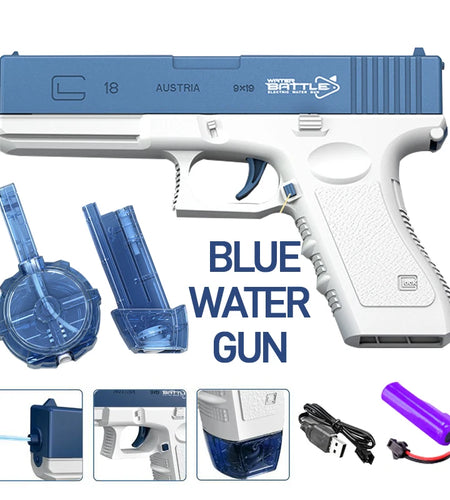 Electric Water Spray Toy Bursts Children High-Pressure Strong Charging Energy Bared Water Automatic Water Spray Summer Tos