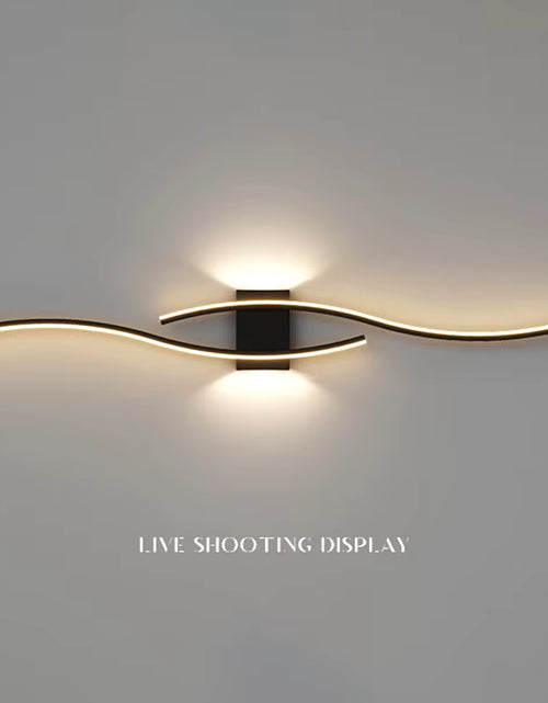 Load image into Gallery viewer, Modern Minimalist LED Wall Light Black White Interior Decoration Lamps Wall Lamp Living Room up down Light Indoor for Bed Room
