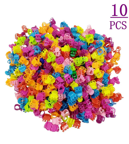 1.5 Cm Mini Hair Claw Clips Plastic Claws Hair Pins Clamps for Girl Teens Kids Hair Accessories Mix Colors BCC06