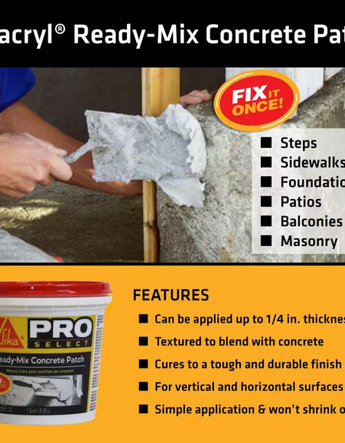 Load image into Gallery viewer, 1 Gal. Ready-Mix Concrete Patch and Repair, Textured Concrete Patch
