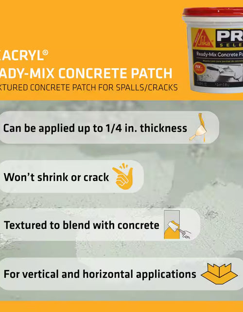 Load image into Gallery viewer, 1 Gal. Ready-Mix Concrete Patch and Repair, Textured Concrete Patch
