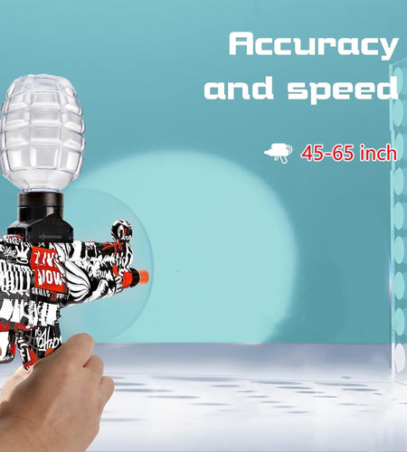 Electric with Gel Ball Blaster,Splatter Blaster Ball,With 35000+ Drops and Goggles,Outdoor Yard Activities Shooting Game,Ages 12+